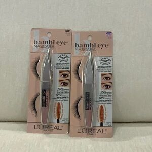 L’Oréal parís Bambi eye mascara bulk of two